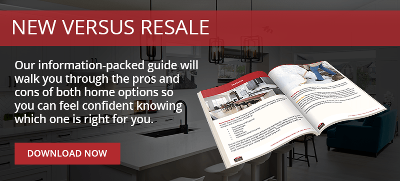 Click to download the New Home Versus Resale Guide now!